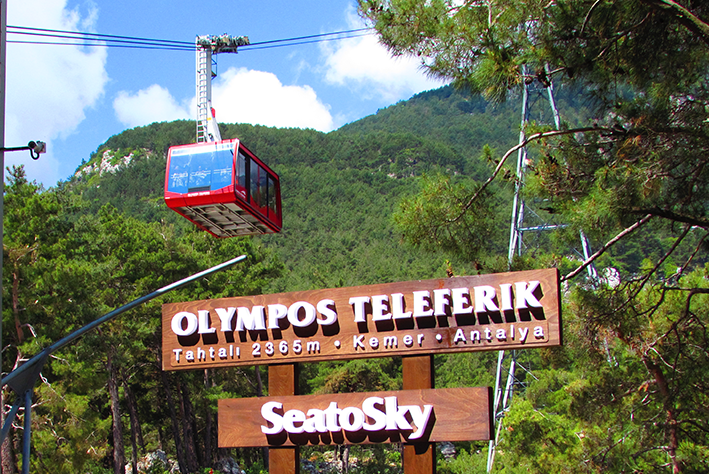 CABLE CAR Olympos Teleferik Tahtalı 2365m Kemer - Antalya